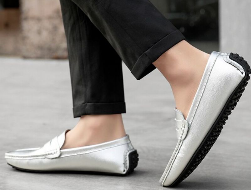 Miesten Mukavat Navas Loafers -kengät - Harmaa