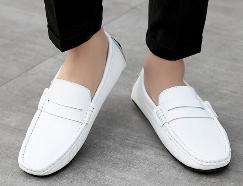 Miesten Mukavat Navas Loafers -kengät - Harmaa