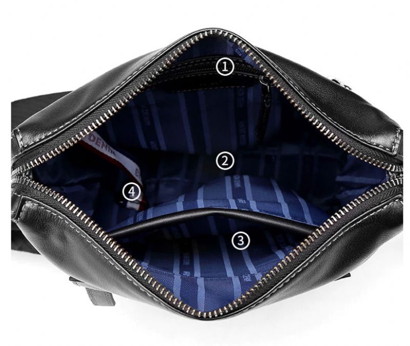 Miesten Octavio Crossbody - Musta