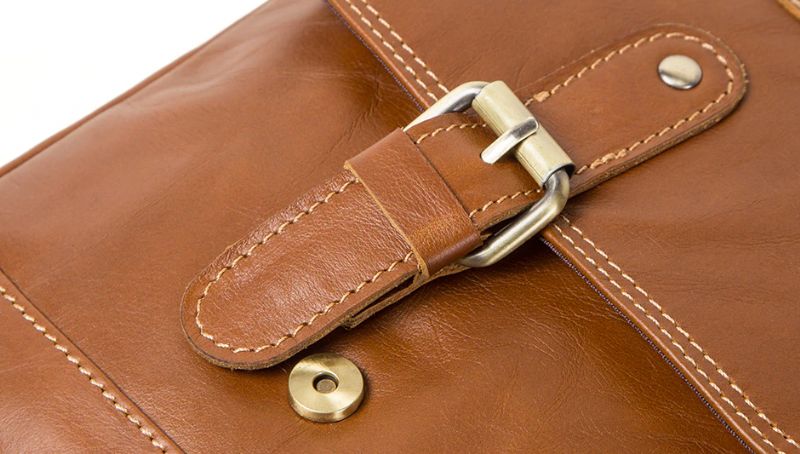 Miesten Pinto Messenger Käsilaukku - Kahvi