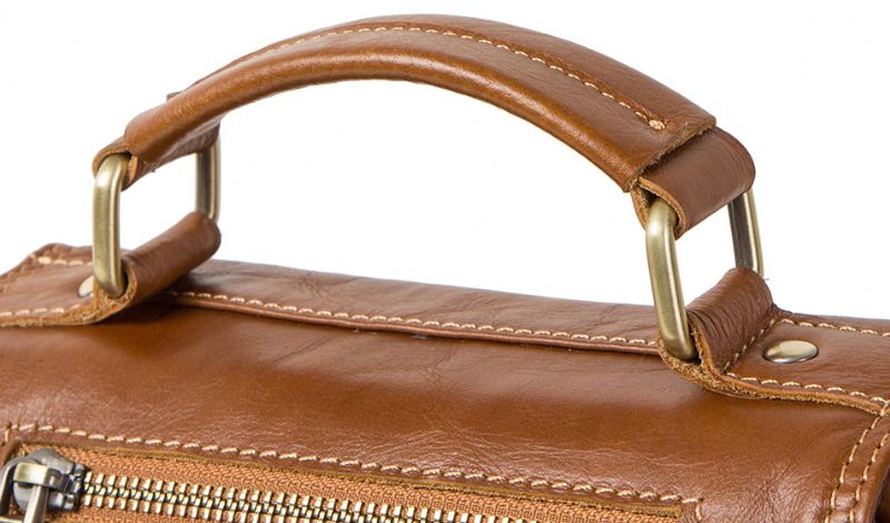 Miesten Pinto Messenger Käsilaukku - Kahvi