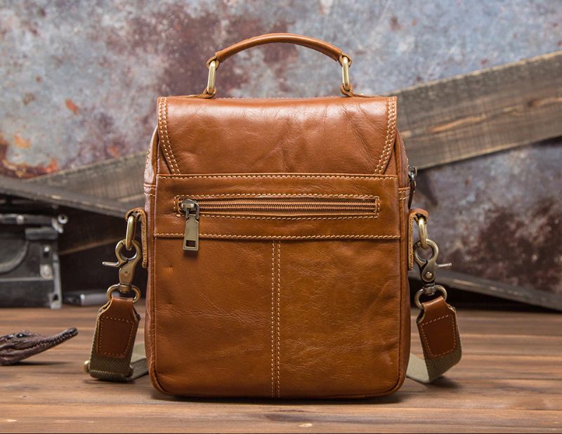 Miesten Pinto Messenger Käsilaukku - Kahvi
