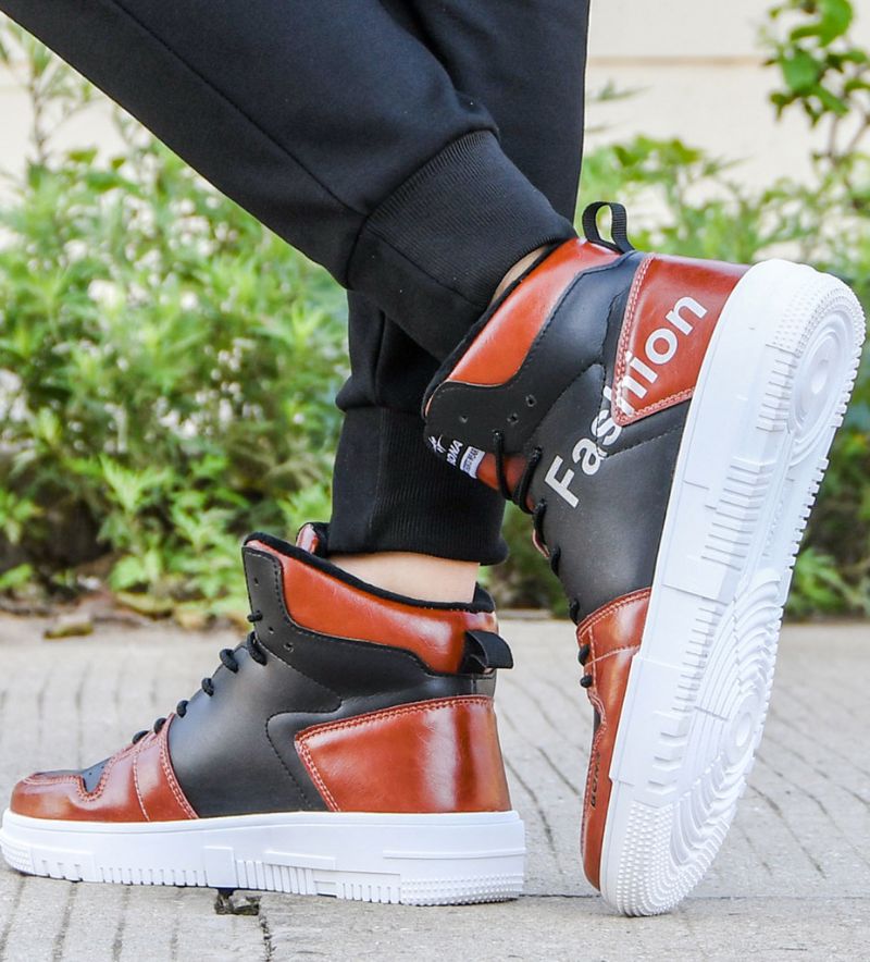 Miesten Rodon High Top -lenkkarit - Ruskea