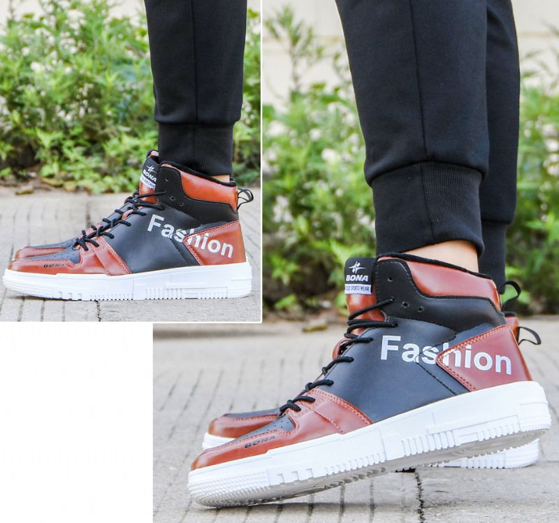 Miesten Rodon High Top -lenkkarit - Ruskea