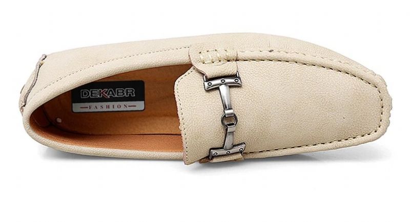 Miesten Shaw Loafer -muotikengät - Beige