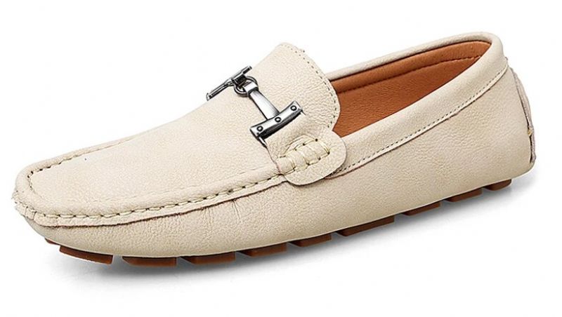 Miesten Shaw Loafer -muotikengät - Beige