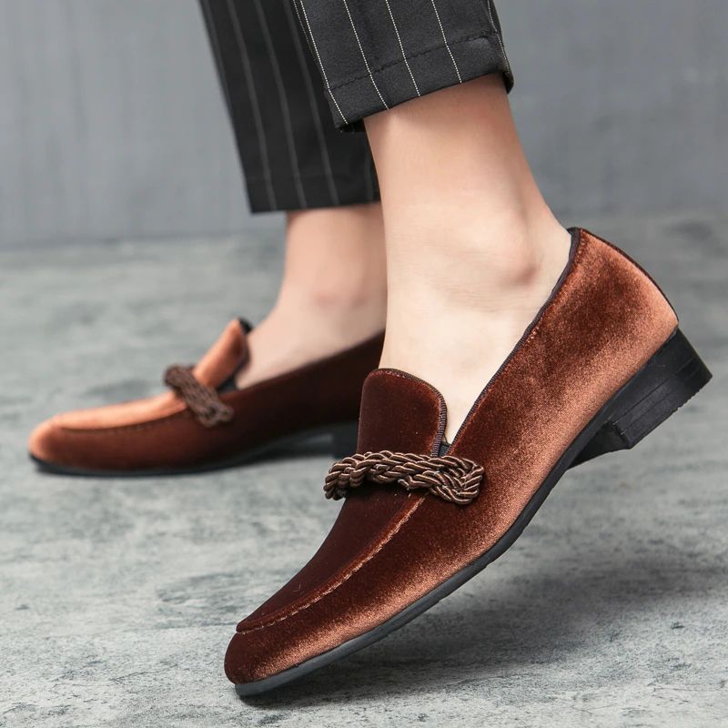 Miesten Tommy-loaferit - Ruskea