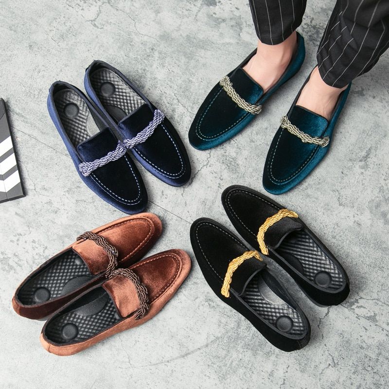Miesten Tommy-loaferit - Ruskea
