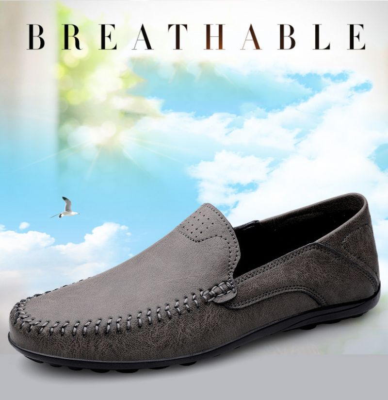 Miesten Vereto Loafer-mekkokengät - Harmaa