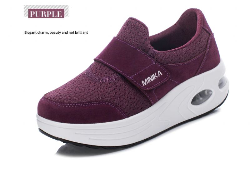 Miki Naisten Mukavat Alustakengät - Purppura