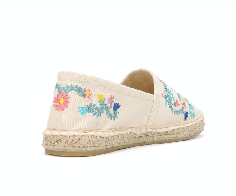 Mila Naisten Slip On Flats Espadrillit - Beige