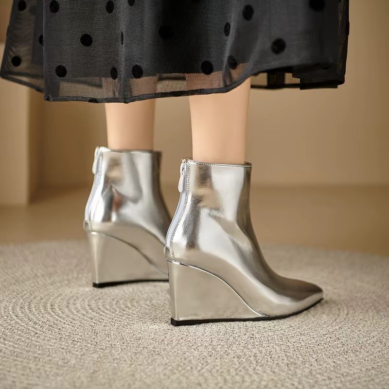 Mila Naisten Wedges-saappaat - Kulta