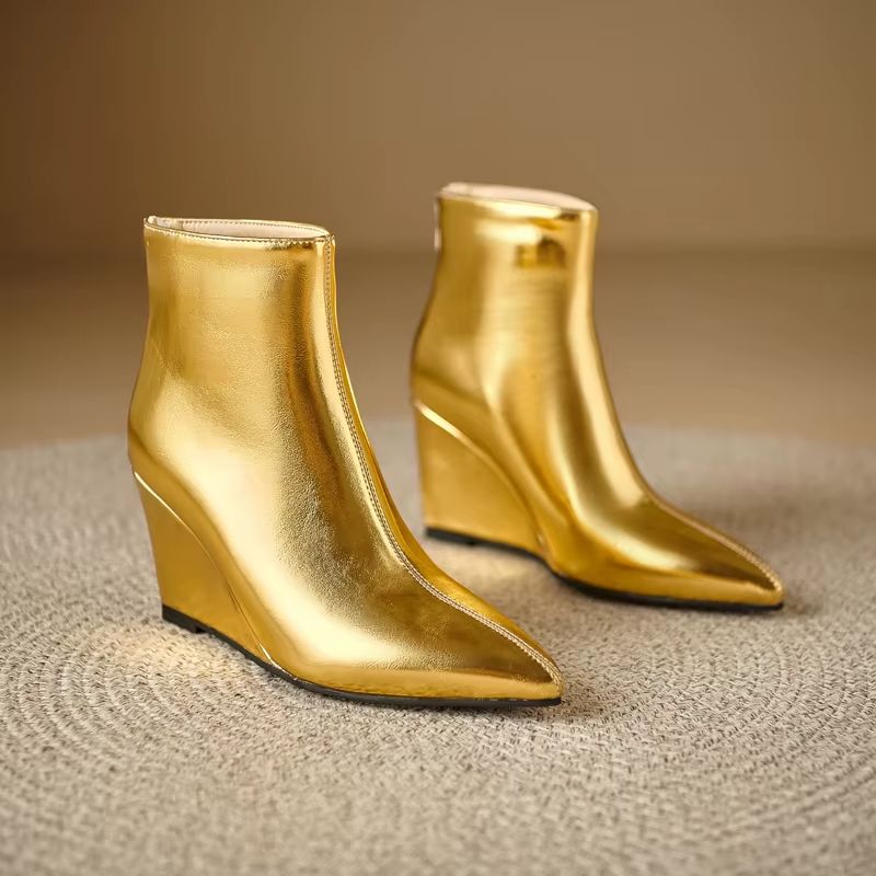 Mila Naisten Wedges-saappaat - Kulta