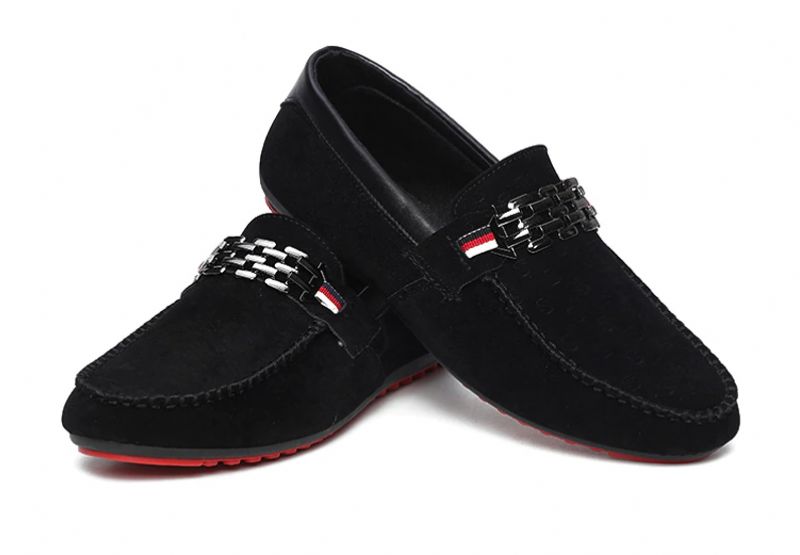 Milen Miesten Loafers Muoti - Musta