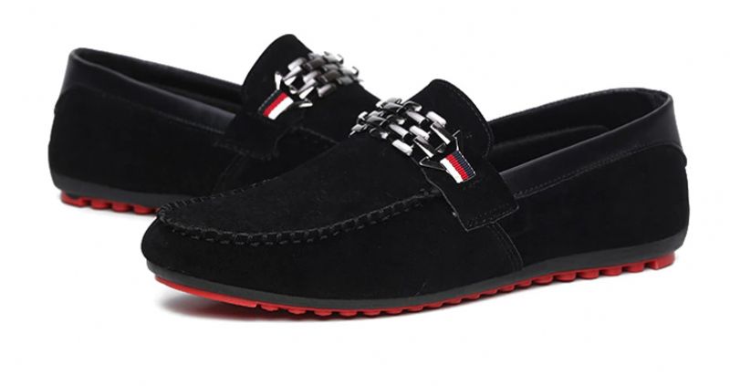 Milen Miesten Loafers Muoti - Musta