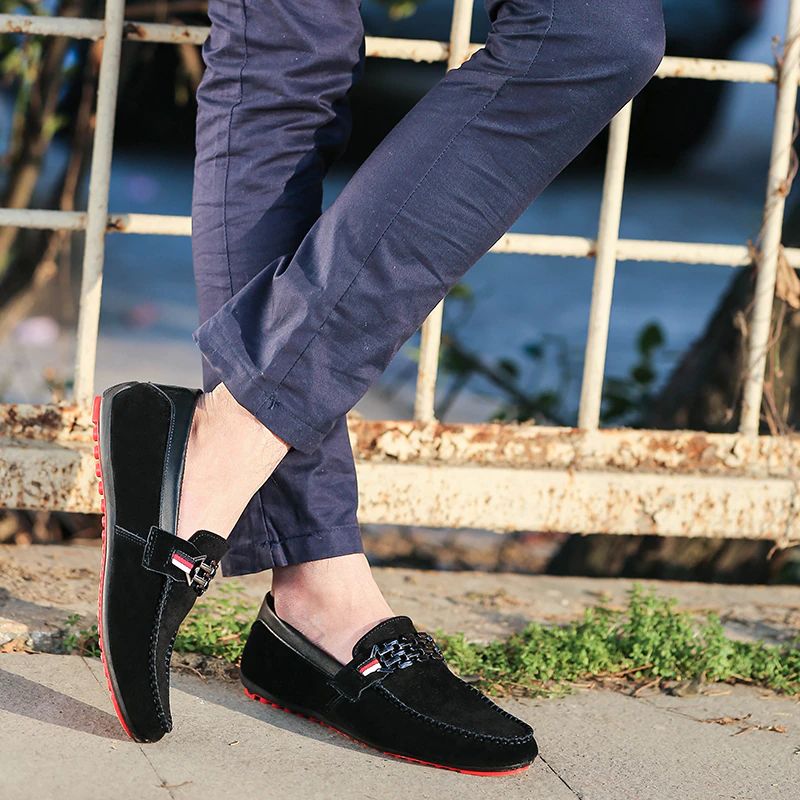 Milen Miesten Loafers Muoti - Musta