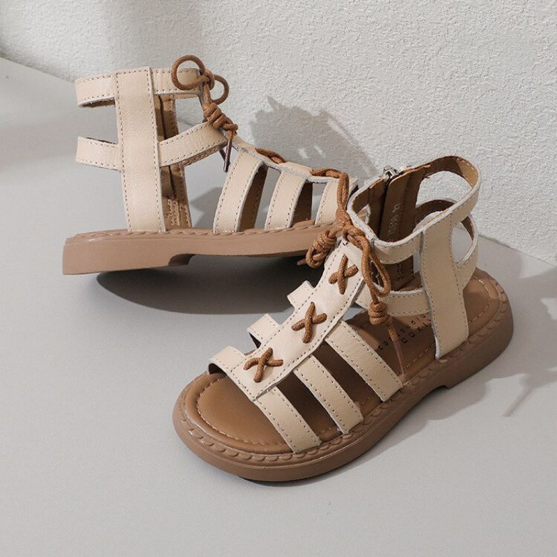 Minerva Tyttöjen Gladiator Sandaalit - Beige