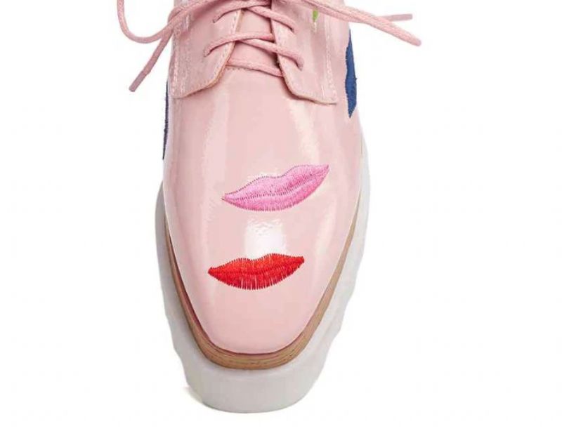 Miquel Naisten Platform-nahkakengät - Pinkki