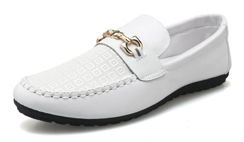 Mixi Miesten Loafers Vapaa-ajan Kengät - Valkoinen
