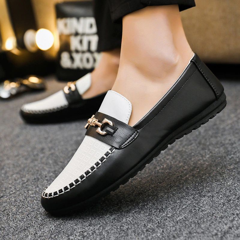 Mixi Miesten Loafers Vapaa-ajan Kengät - Valkoinen