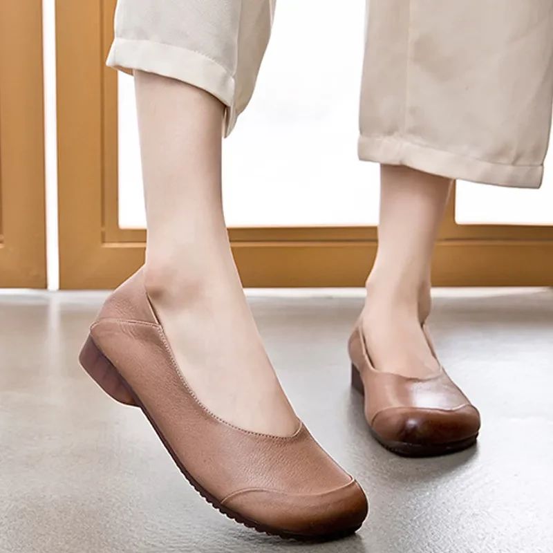 Moly Naisten Tasaiset Kengät - Beige
