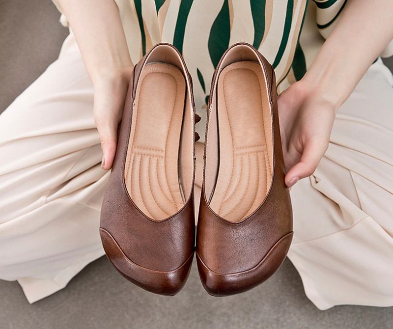 Moly Naisten Tasaiset Kengät - Beige