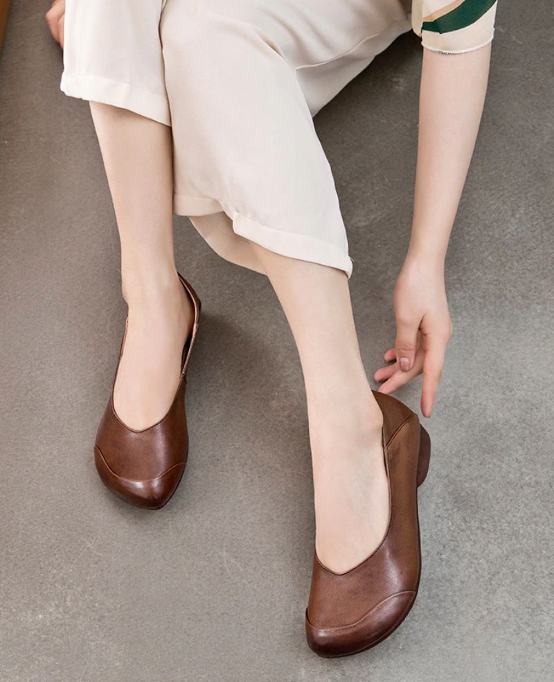 Moly Naisten Tasaiset Kengät - Beige