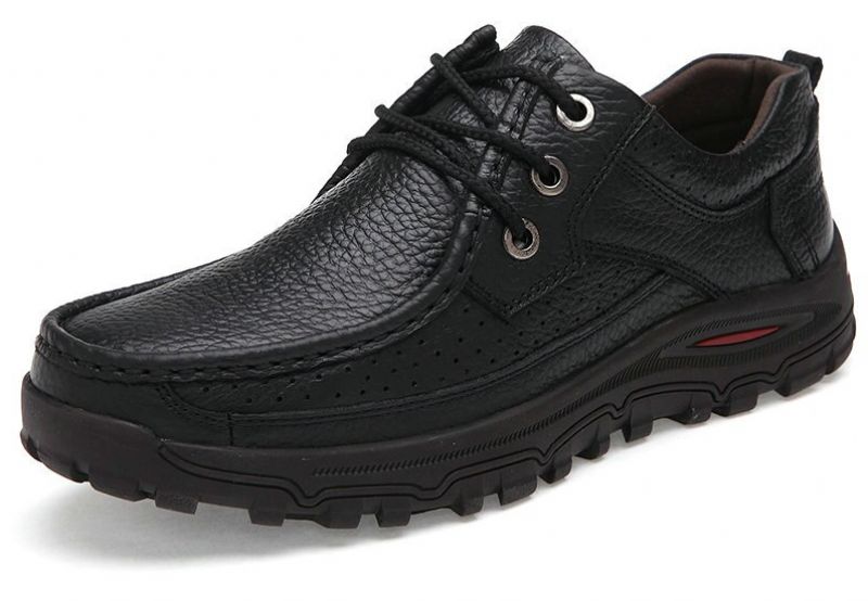 Montenegro Miesten Lace Up Loafers -kengät - Musta
