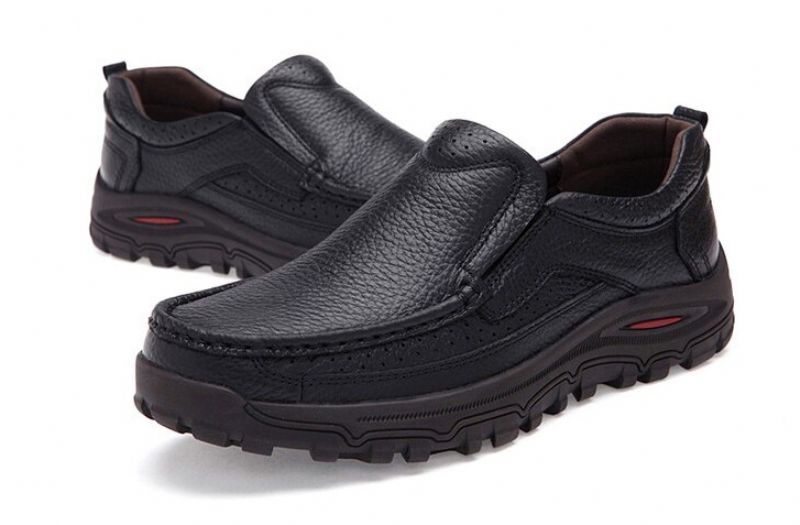 Montenegro Miesten Lace Up Loafers -kengät - Musta