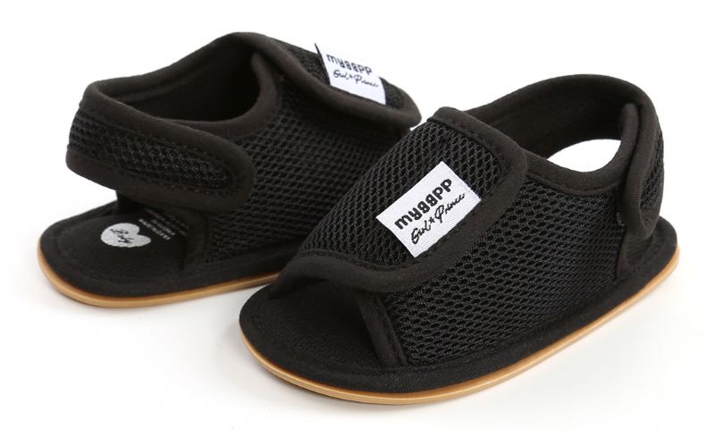 Moretzin Unisex-lasten Rantasandaalit - Musta