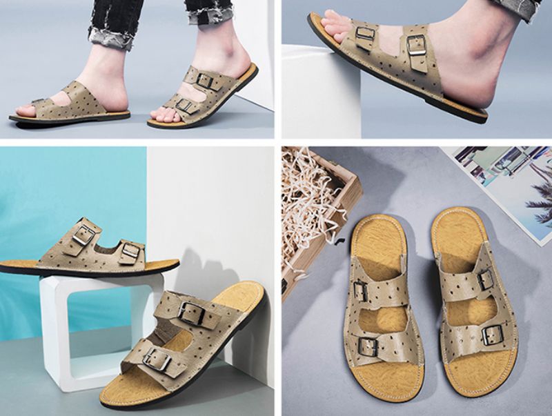 Muller Miesten Vapaa-ajan Sandaalit - Khaki