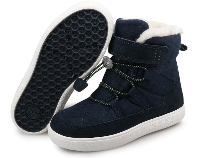 Muñoz Unisex Lasten Talvisaappaat - Navy Fur