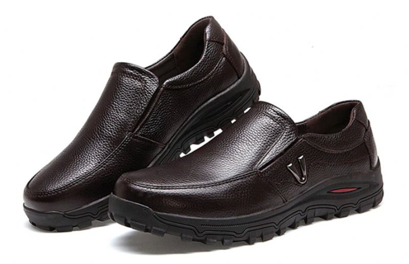Muslera Miesten Loafers-mekkokengät - Kahvi