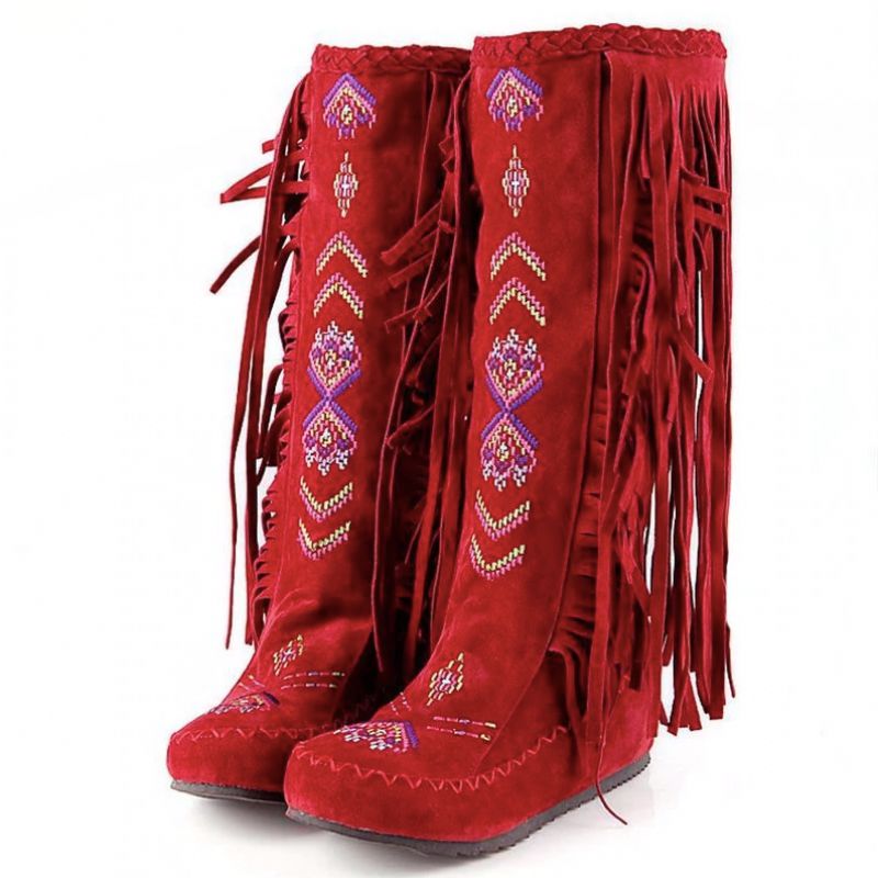 Naisha Boots Mid Calf - Keltainen