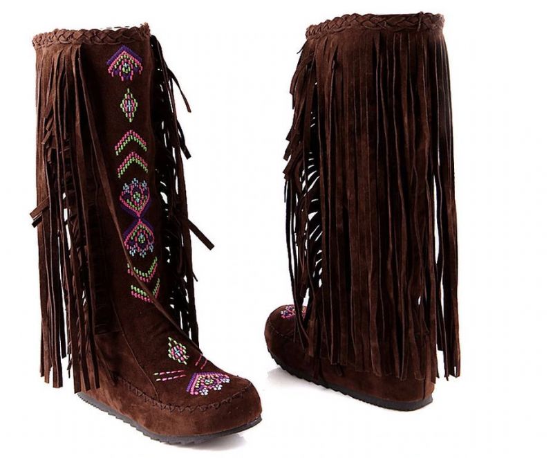 Naisha Boots Mid Calf - Keltainen