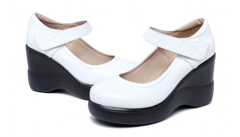 Naisten Agustina Platform Wedges -kengät - Musta