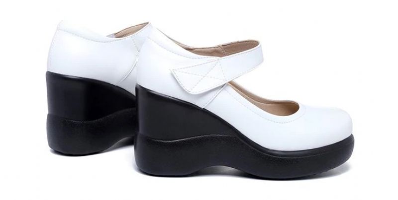 Naisten Agustina Platform Wedges -kengät - Musta
