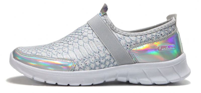 Naisten Aina Slip-on -kengät - Hopea