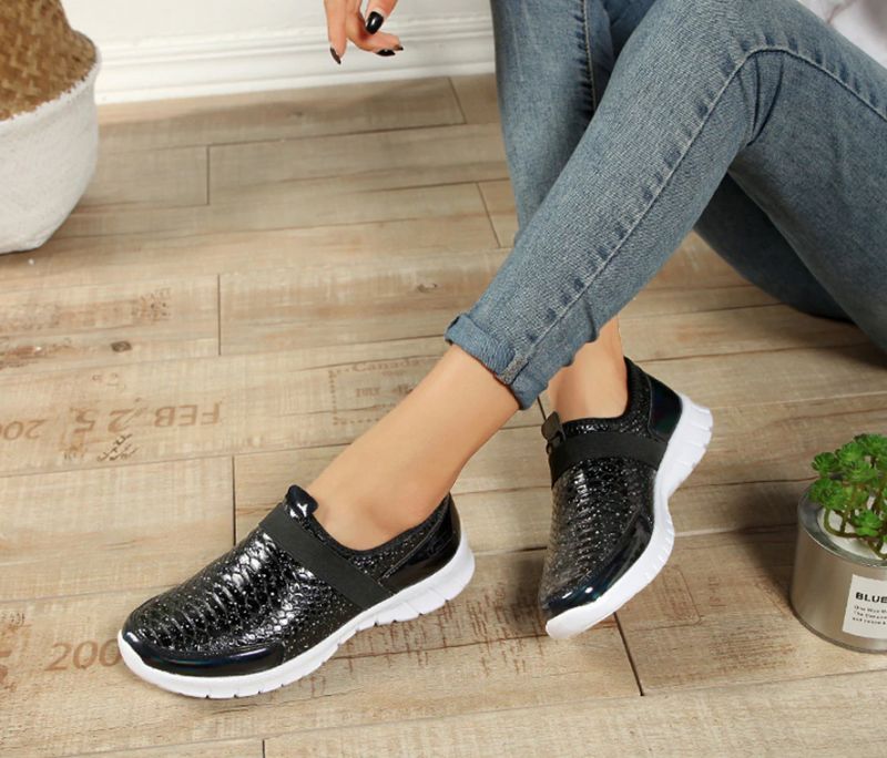 Naisten Aina Slip-on -kengät - Hopea