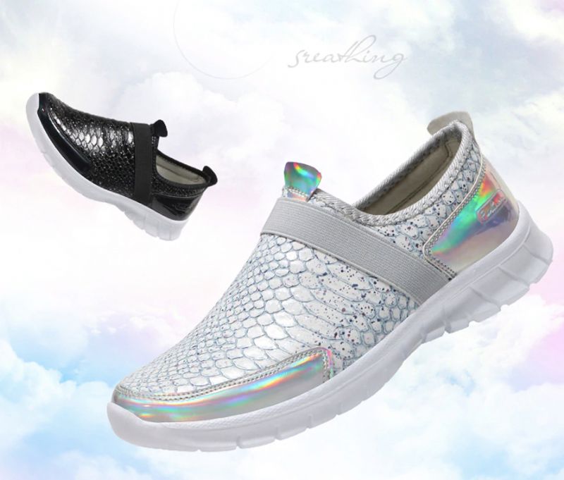 Naisten Aina Slip-on Mustat Kengät - Musta
