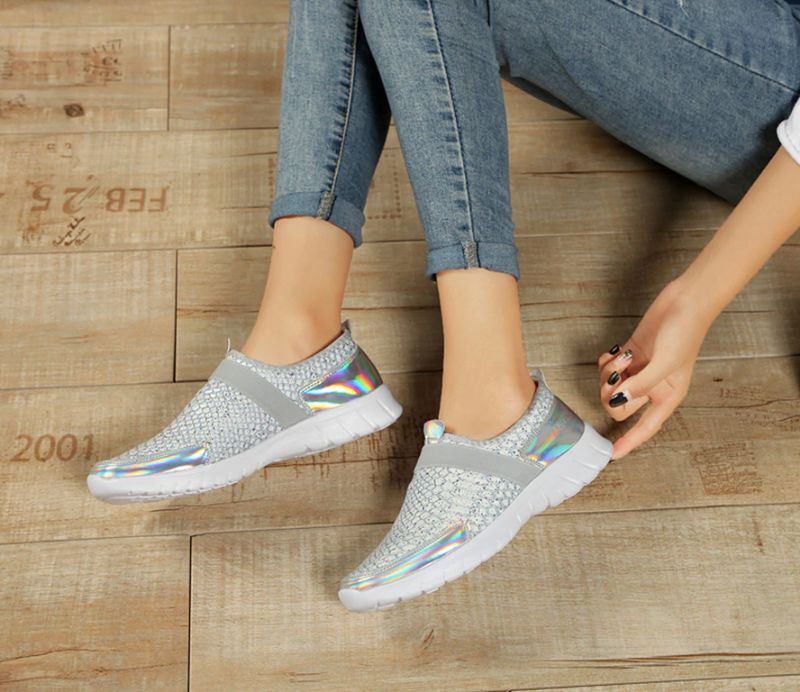 Naisten Aina Slip-on Mustat Kengät - Musta