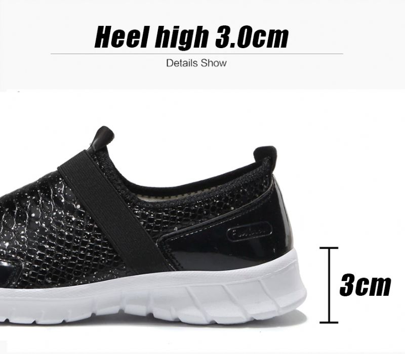 Naisten Aina Slip-on Mustat Kengät - Musta