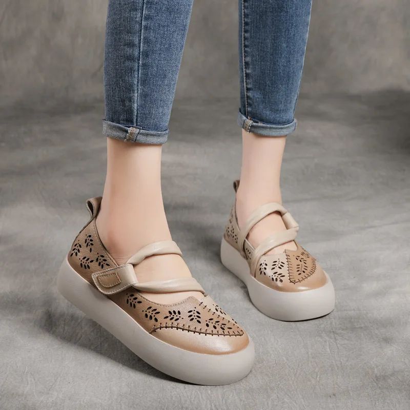 Naisten Albany Tasokengät - Beige