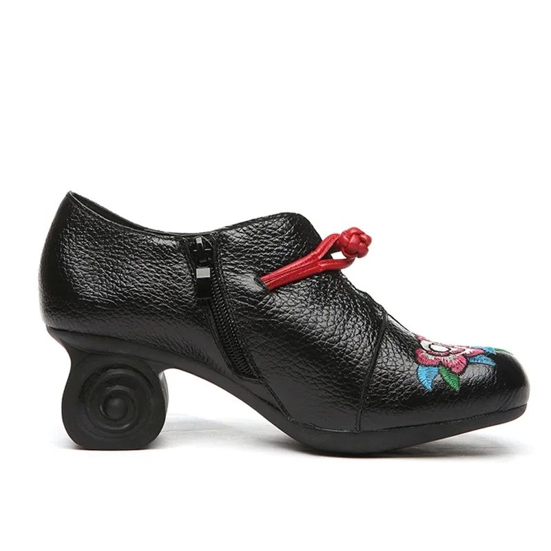 Naisten Aleida Embroidery Pumps -kengät - Harmaa