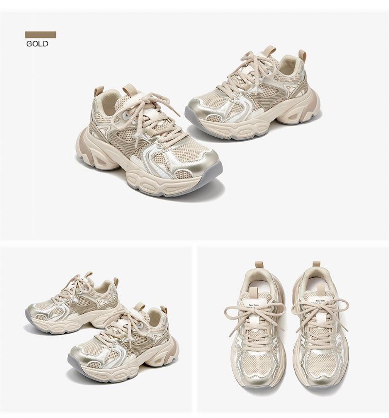 Naisten Alma Lace Up Paksut Tennarit - Harmaa