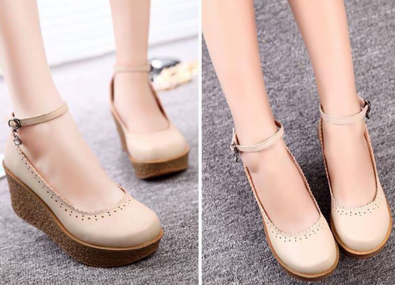 Naisten Altamira Wedge Platform -kengät - Khaki