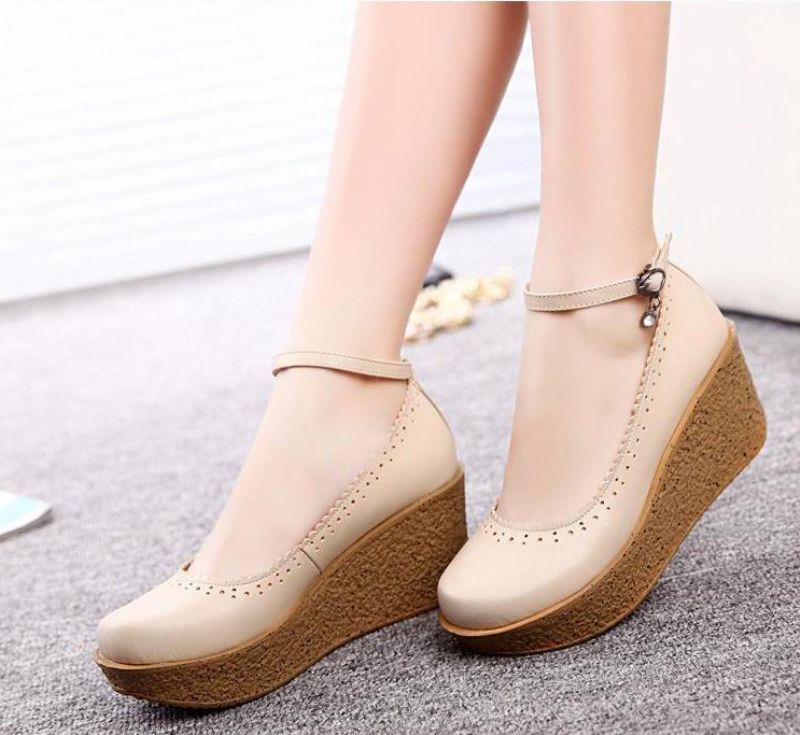 Naisten Altamira Wedge Platform -kengät - Khaki