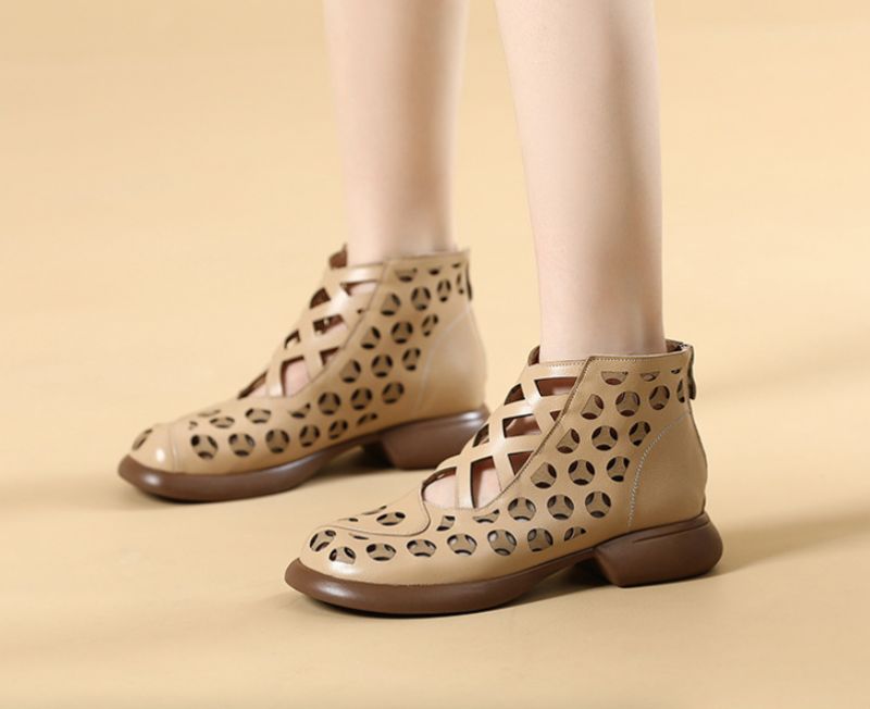 Naisten Amaloa Sandaalit - Beige