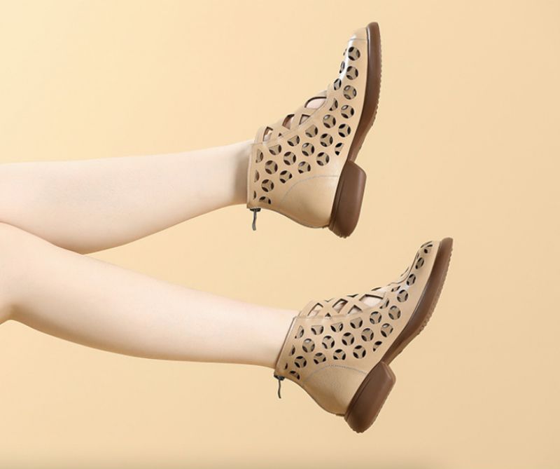Naisten Amaloa Sandaalit - Beige