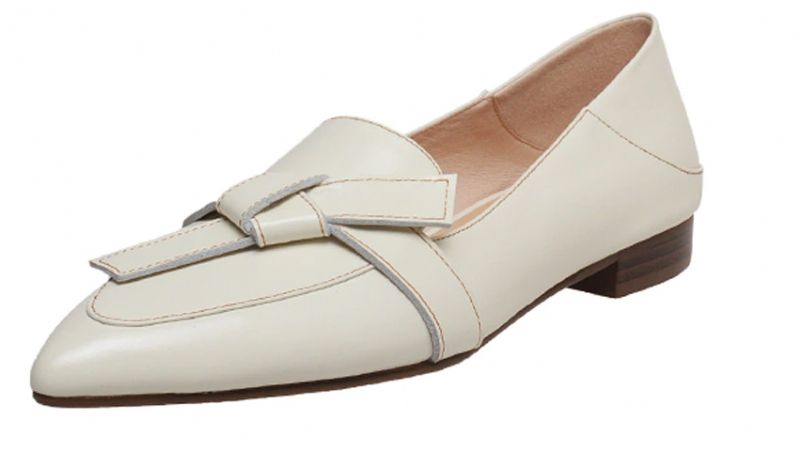 Naisten Amau Loafer -nahkakengät - Beige